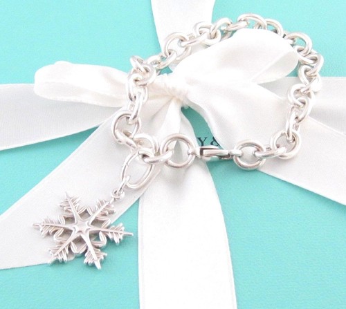 tiffany snowflake charm bracelet