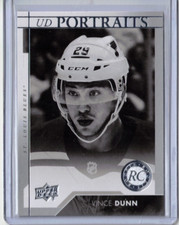🔥 VINCE DUNN 17/18 Upper Deck UD Rookie Portraits Insert Card #P-97 *MINT* 🔥