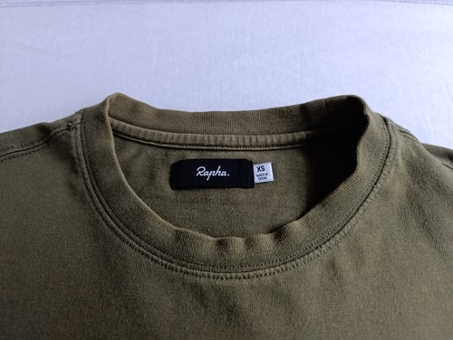 RAPHA Embroidered Logo Pro Cycling T-Shirt Discontinued Rare Green Black XS - Picture 4 of 11