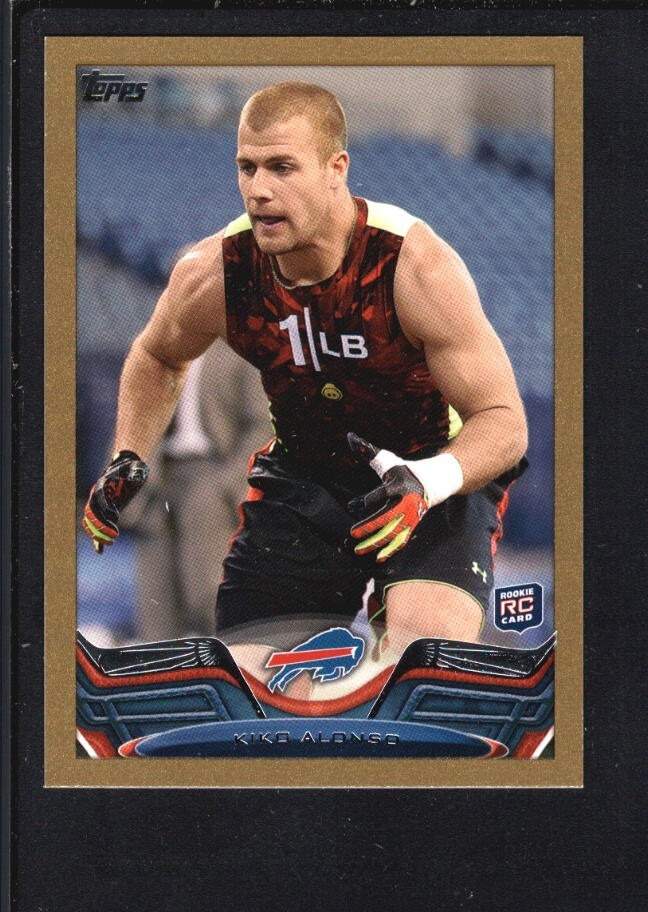 KIKO ALONSO 2013 TOPPS MINI #363 GOLD PARALLEL BILLS SP #25/58
