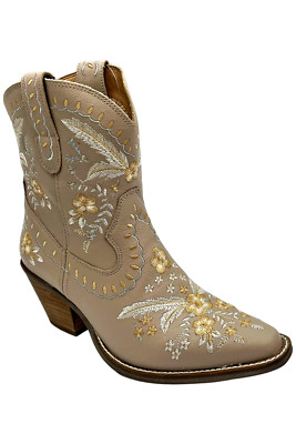 Dingo Women's Primrose Leather Bootie Marigold