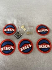 Vintage ERA Realty Lot Patch Tie Tack Lapel Hat Pin MDA Jacket Coat Buttons
