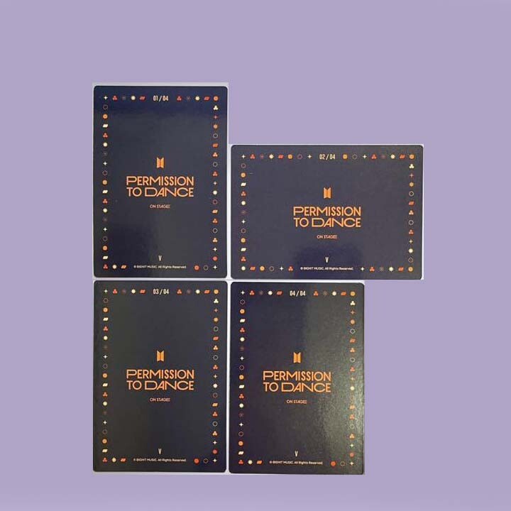 BTS DVD トレカ テテ V PTD Permission to Dance BTS V Taehyung PTD PERMISSION TO DANCE On Stage SEOUL Mini
