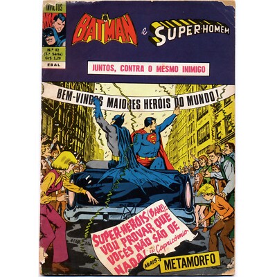 Foreign WORLD'S FINEST COMICS 218 Book Brazil Batman Superman Metamorpho DC EBAL