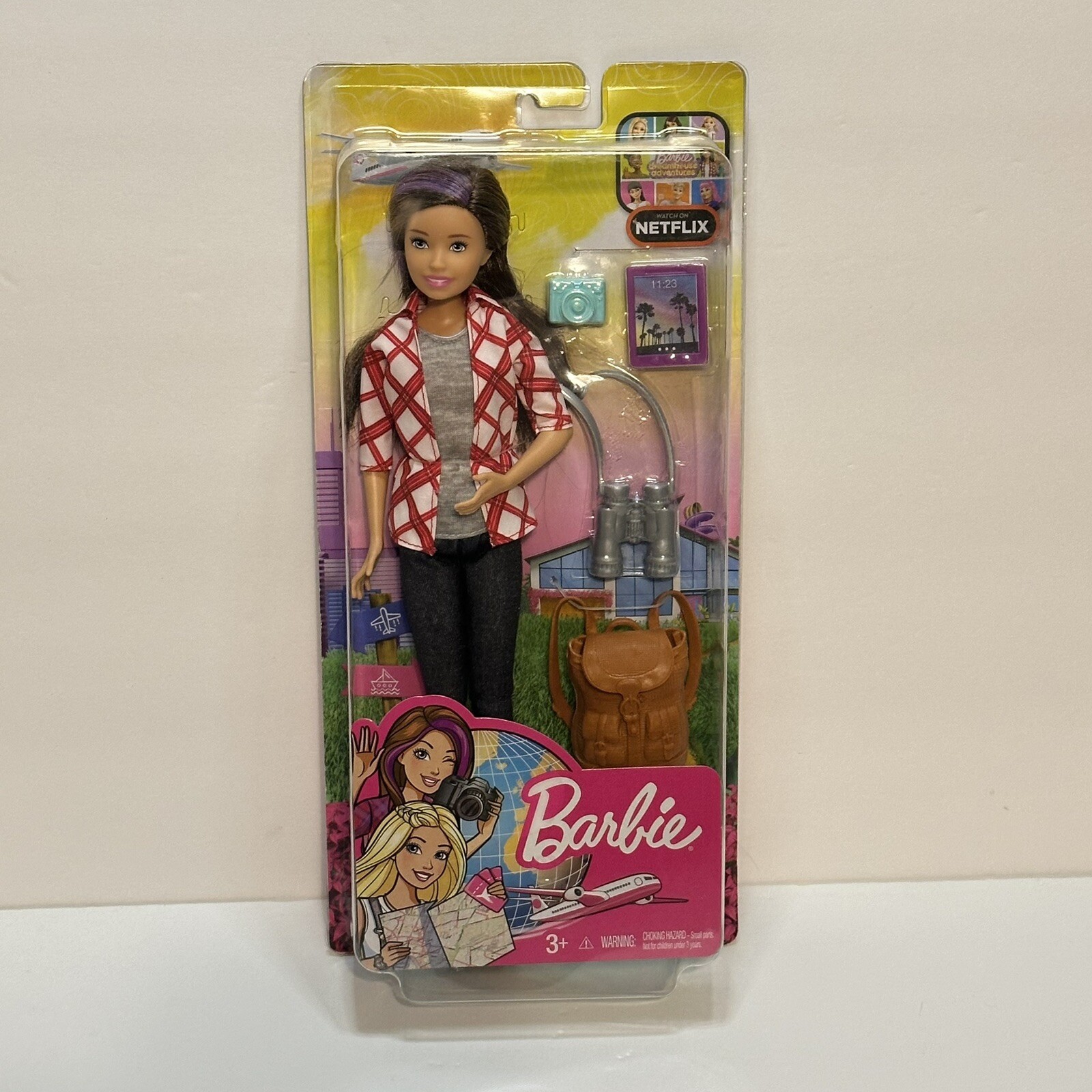 Barbie Dream house Adventures Travel Skipper Doll with accessories new in box
