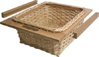 Wicker Baskets & Runners Set For 500-600mm Cabinet Quality Finished Product Wicker Baskets & Runners Set For 500-600mm Cabinet Quality Finished Product