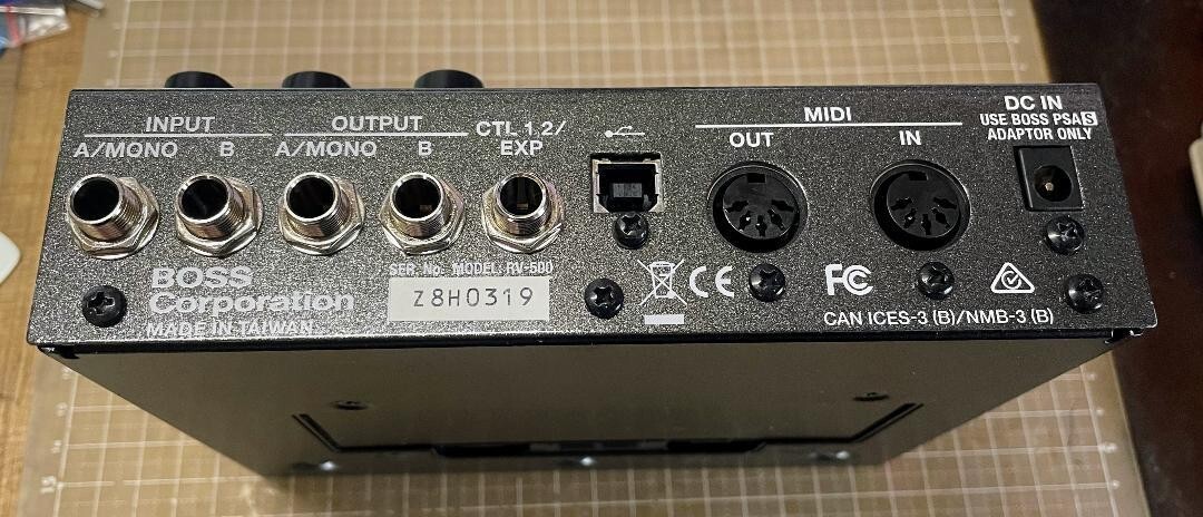 Boss RV-500 Guitar Bass Multi Reverb Effects Pedal Test Boss RV-500 Guitar Bass Multi Reverb Effects Pedal Test