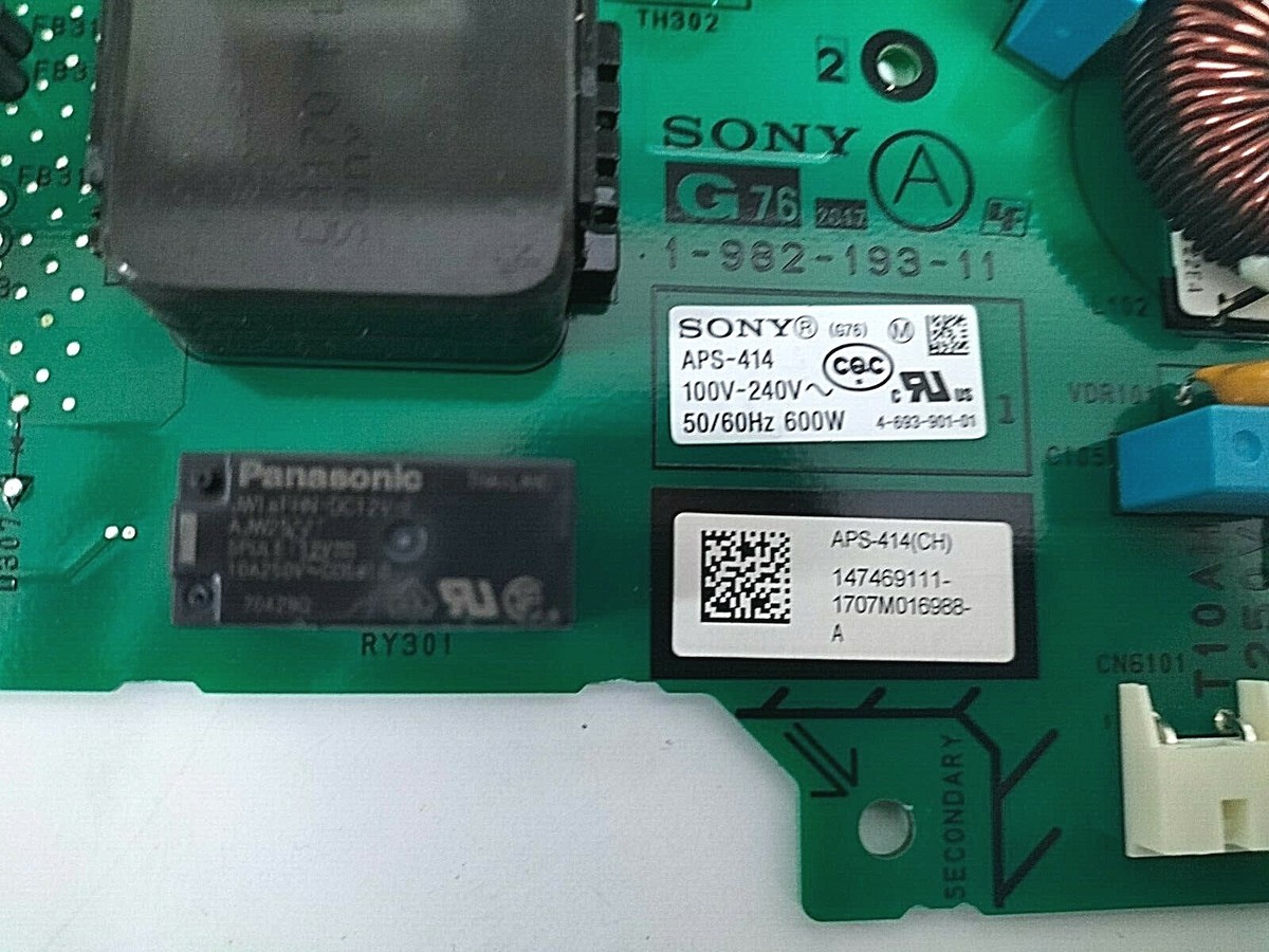 147469111 1-982-193-11 SONY POWER BOARD 1-474-691-11 APS-414 G76  
