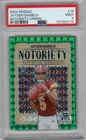 2024 Panini Mosaic JAYDEN DANIELS RC Rookie Notoriety Green Card #19 PSA 9 MINT