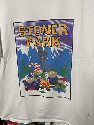 VTG 90s Stoner Park South Park TV Cartoon Parody Spoof Kenny Funny