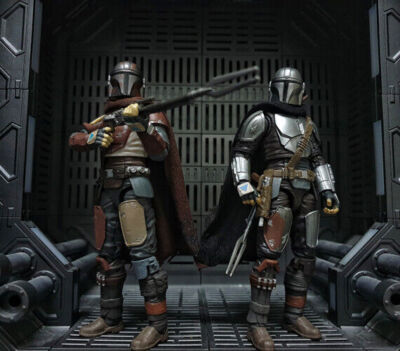 1/12 Battle Damaged Wired Cape Cloak Mandalorian 6'' Action Figure Body