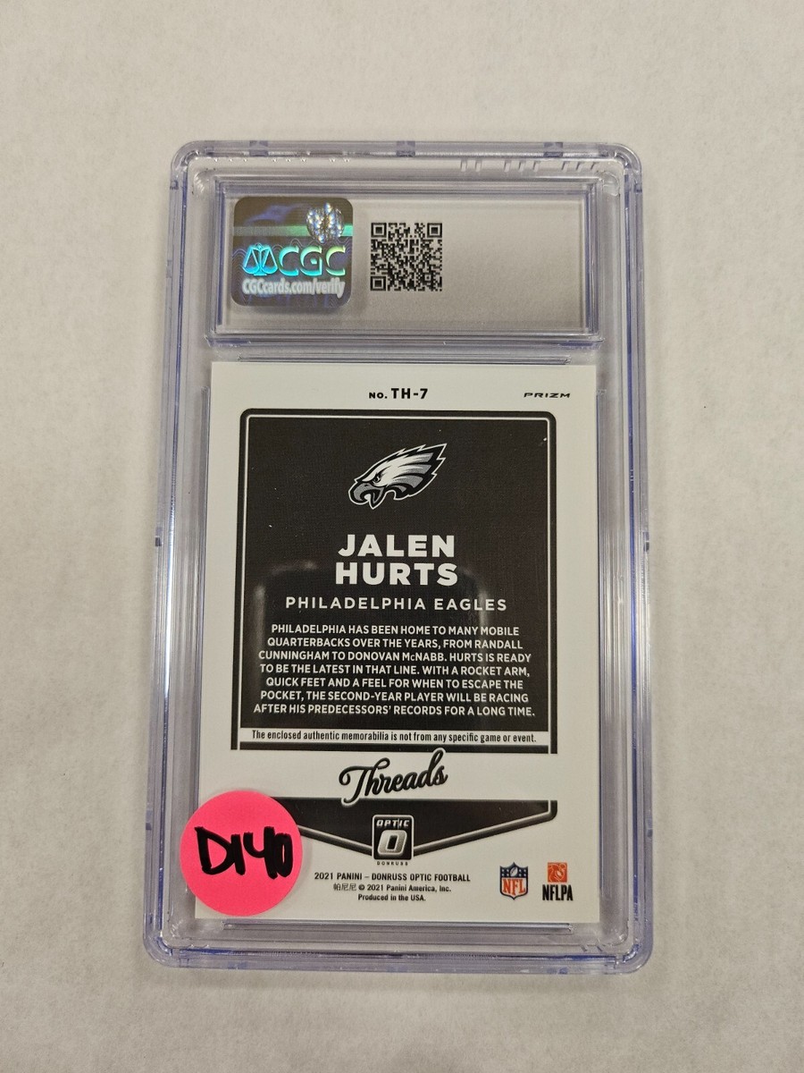 Buy 2021 Panini Donruss Optic - Donruss Threads Jalen Hurts #TH-7