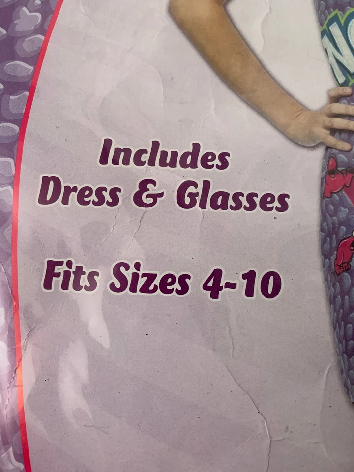 NUEVO Vestido sin mangas Rasta Imposta Nerds, rosa/púrpura, adulto 4-10 NUEVO (B1) Foto 2 de 4