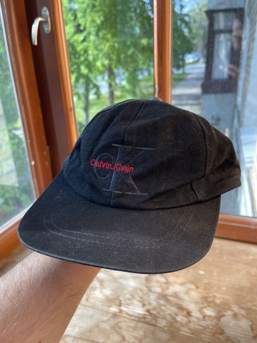 Calvin Klein Vintage Cap 90s Black | eBay