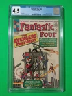 FANTASTIC FOUR # 26 MAY 1964 Avengers CGC Grade 4.5 Marvel Comics