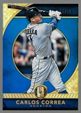 2017 Carlos Correa Panini Gold Standard Blue 64/79 - Houston Astros