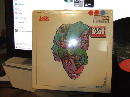 LOVE FOREVER CHANGES LP EX-NM IN SHRINK ON ELEKTRA RECORDS RE ISSUE