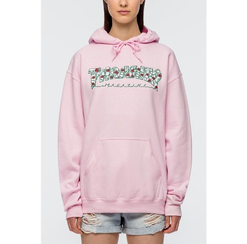 Thrasher Roses Pullover Pink Unisex 