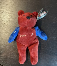 Salvinos Bammers Peter Forsberg 21 Collectable Beanie Bear Plush Rare with Tags