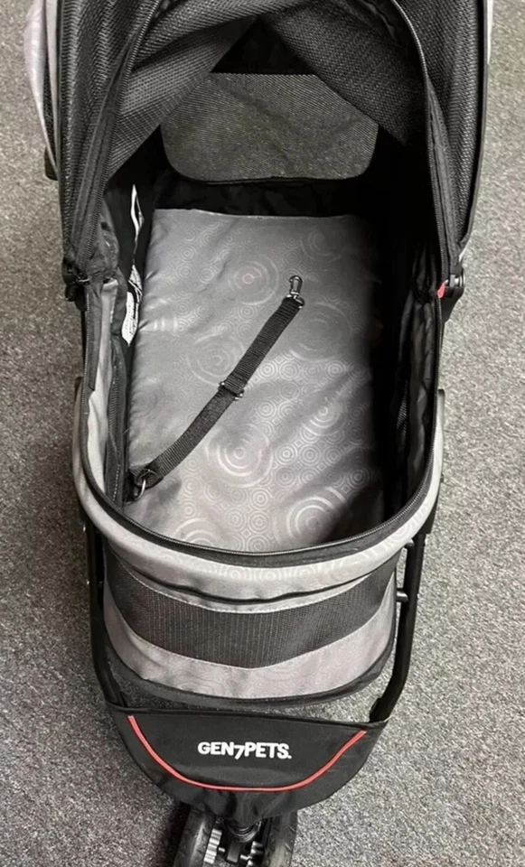 Regal Plus Pet Stroller For Dogs Cats, Breeds Up to 25 lbs, Gray Shadow - Image 4 of 4