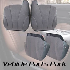 Fit For 1999-02 Chevy Silverado Front Bottom Top Replacement Cloth Seat Cover