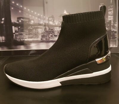 MICHAEL KORS Women's Knit Slip-On Sneaker Boots Size WORN ONCE
