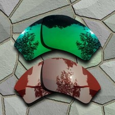 Jade Green Bronze Brown Polarized Lenses Replacement For-Oakley Half Jacket XLJ