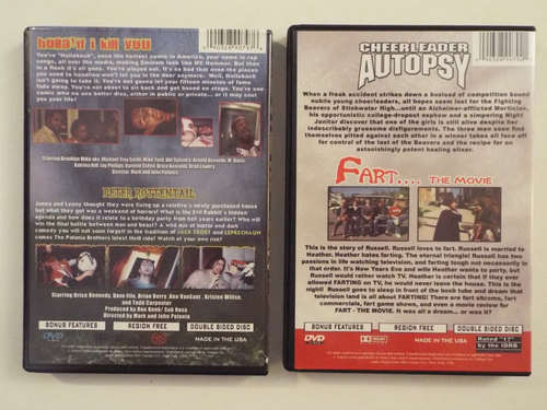 HORROR DVD LOT-Holla! If I Kill You-Peter Rottentail-CHEERLEADER AUTOPSY-FART..* - Picture 2 of 3