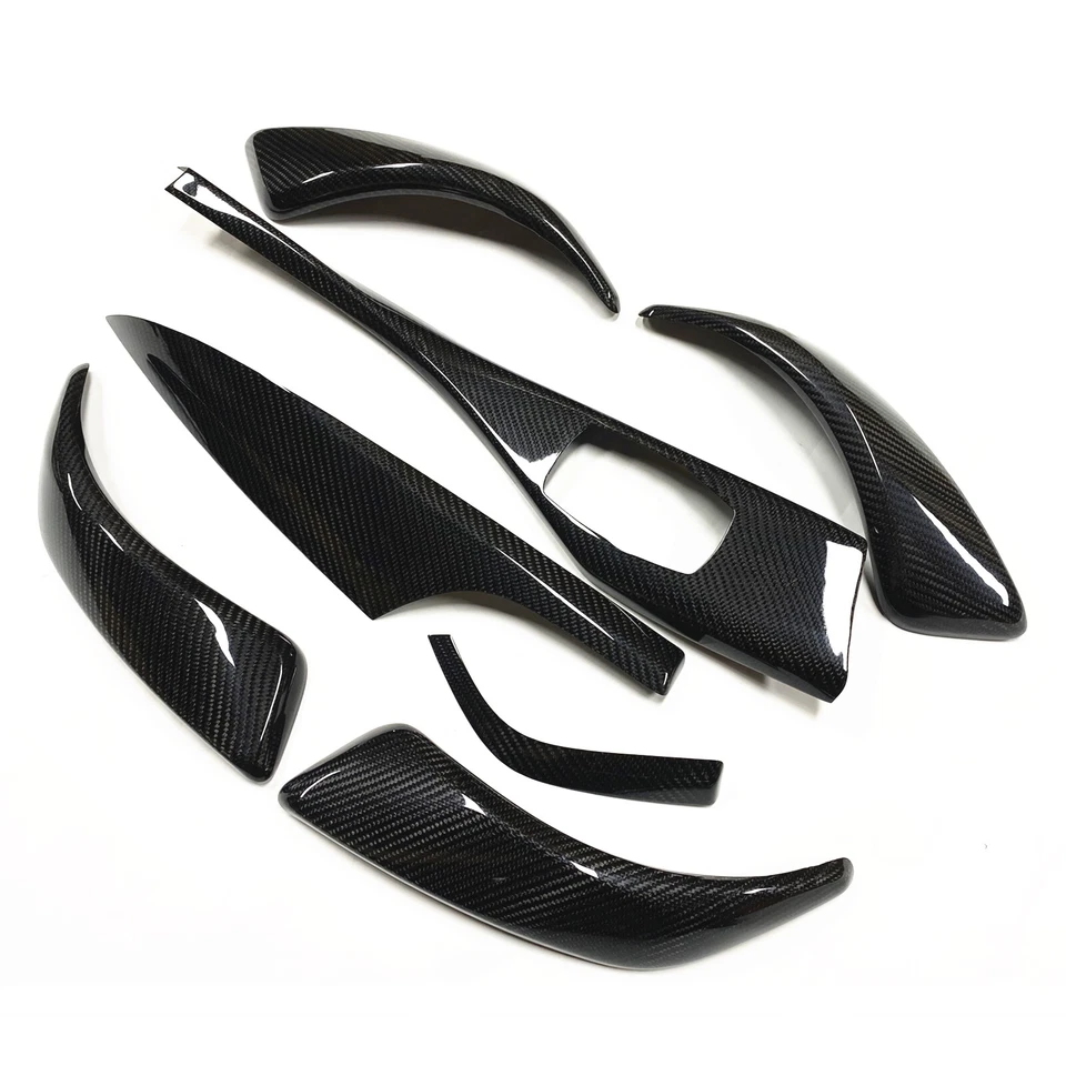 Kits de molduras interiores de fibra de carbono para BMW F20 114 116 118 120 125 M135i M140i LHD Foto 3 de 4