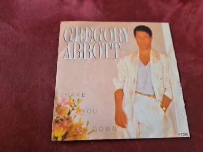 Single Vinyl Gregory Abbott ''Shake you down'' - Sehr guter Zustand