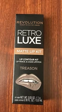 Revolution TREASON  Retro Luxe Matte Lip Contour Kit NEW