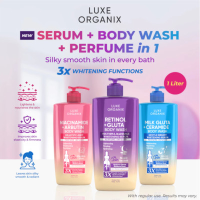 Luxe Organix Whitening Serum Perfume Infused Body Wash 1000g