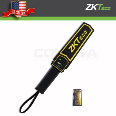 Zkteco D100s hand held metal detector Portable Adjustable Sound & Vibration. USA