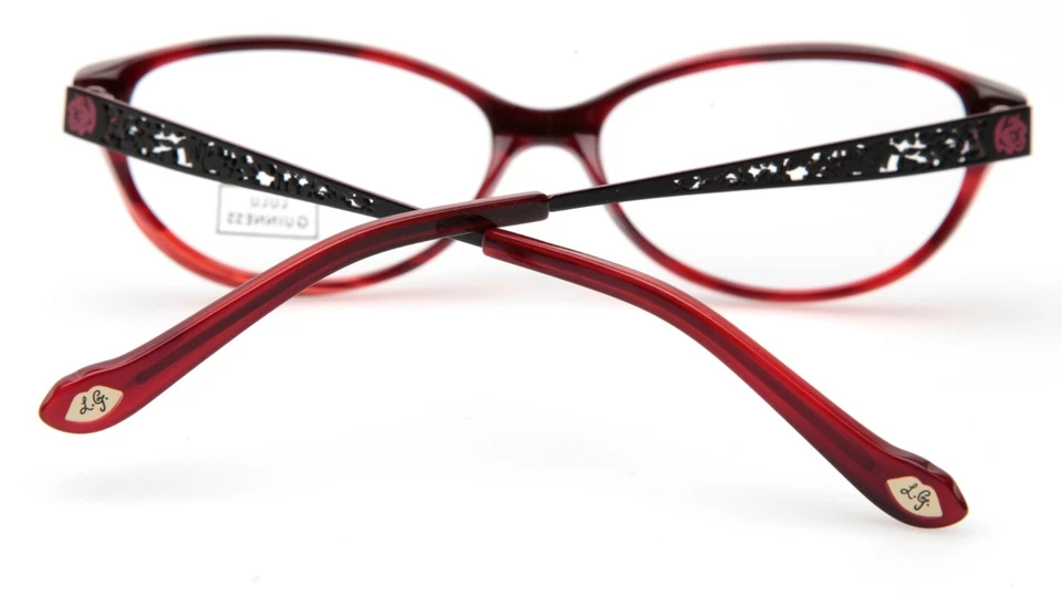 NUEVO MARCO GAFAS LULU GUINNESS L836 ROJO 52-14-140 B33mm Foto 4 de 4