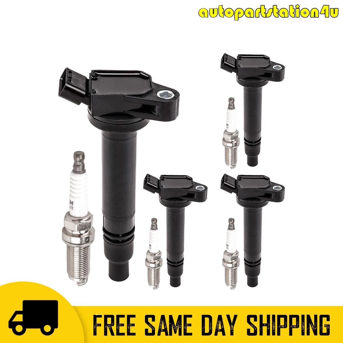 Set of 8 Coil and Plug Fit For Toyota Camry 2010-2013 2015-2017 RAV4 2016-2018