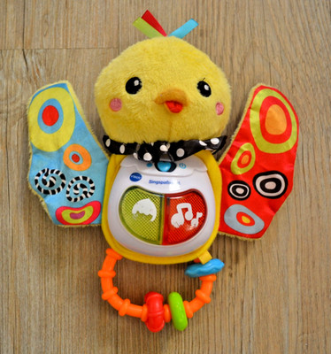 Vtech Singspaßvogel, Baby Spielzeug mit Musik, Motorik, Knisterflügel, Rassel
