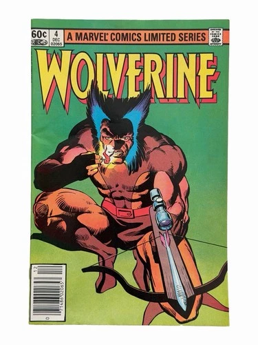 Wolverine #4 1982 Vintage Marvel Comic Book Limited Series Newsstand