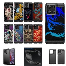 For Moto G Stylus 2025  Flex TPU Fiber  Shockproof Slim Flexible Case