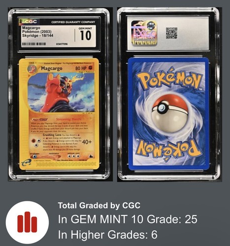 Magcargo graded CGC 10 for sale on eBay