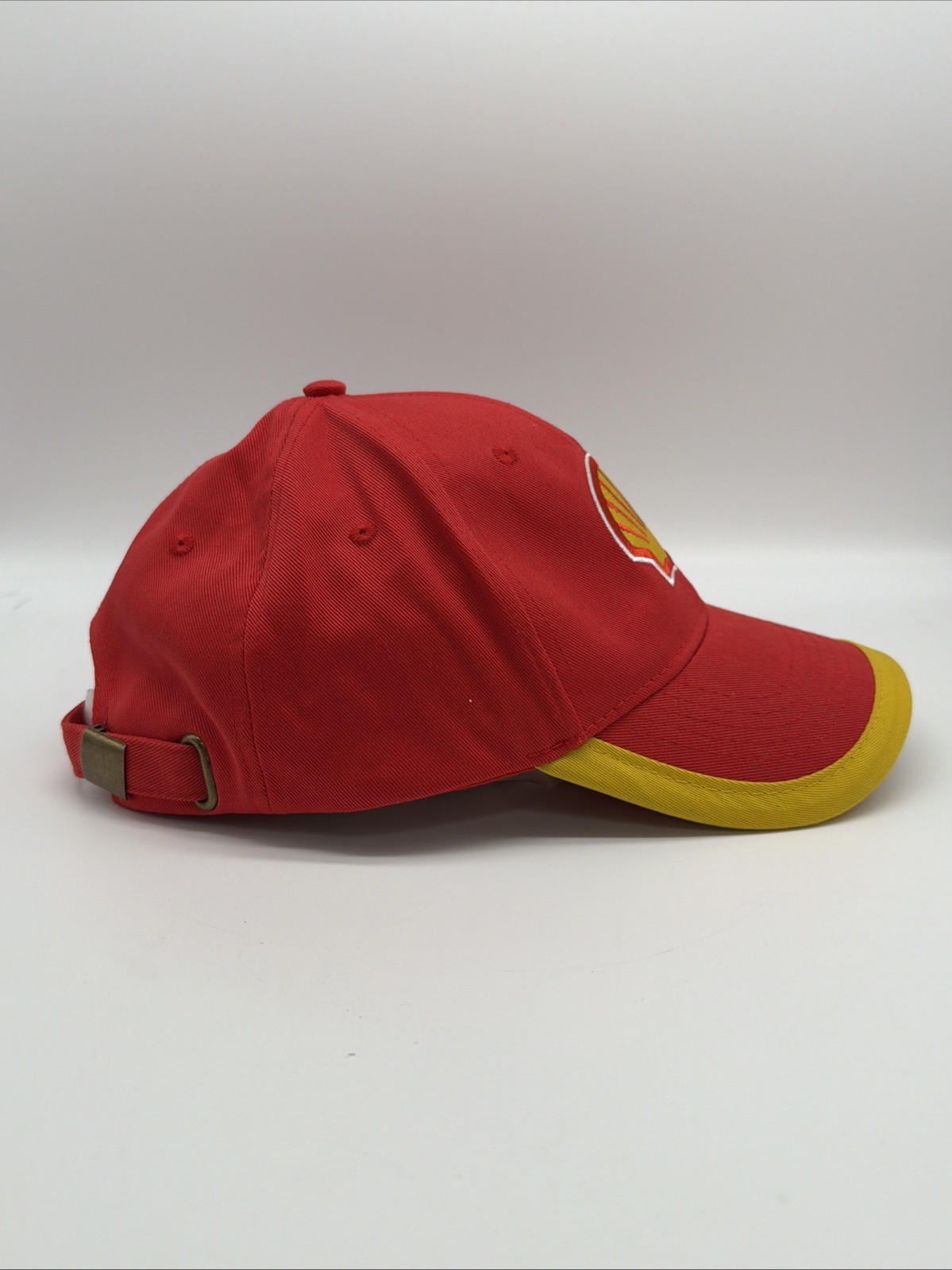 Shell Gasoline Red Yellow Adjustable Strap Baseba… - image 3