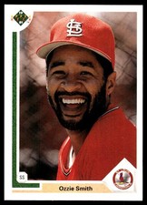 Ozzie Smith 1991 Upper Deck #162 Cardinals MLB READ FREE SHIPPING AutographDen