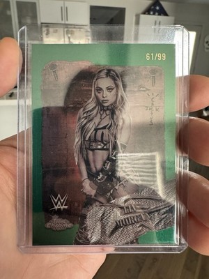 2025 Topps Chrome WWE X Cactus Jack - Rodeo Rebels Liv Morgan #RDR-6 Green /99