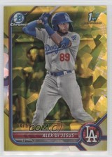 2022 Bowman Chrome Sapphire Edition Prospects Yellow 34/50 Alex De Jesus 1c7