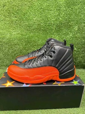 FD9101-081 Air Jordan 12  Brilliant Orange  Men's Retro Basketball Shoes