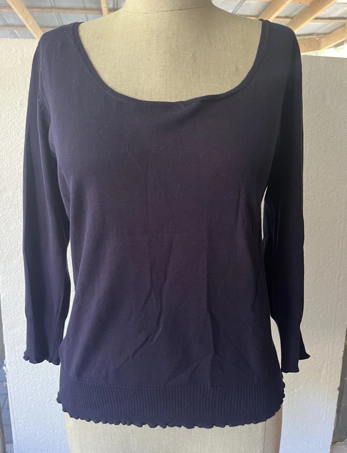 Lauren Ralph Lauren Sweater Women’s Size Medium Navy Blue Pullover Sweater
