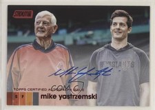2020 Topps Stadium Club Red 21/50 Mike Yastrzemski Carl (With ) Auto HOF 03wr