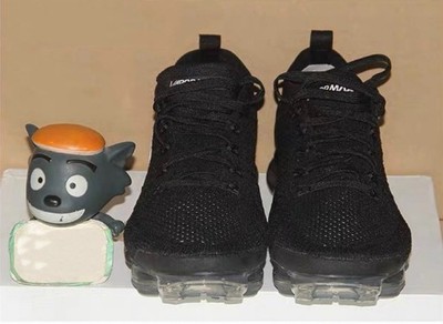 Nike Air VaporMax Flyknit 2.0 Triple Black Men's Running Shoes Air