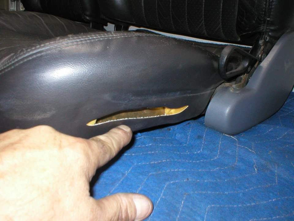 Camaro Firebird 1982-2002 GRIS OSCURO/NEGRO CUERO CONJUNTO ASIENTOS DELANTEROS TRASEROS GM Foto 3 de 4