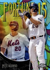 Pete Alonso 2025 Topps Chrome Update Fortune 15 F15-9 New York Mets