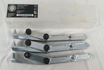 NEW Kukko Set of 3 Puller Legs w/Connecting Bars & Bolts - 206-02-220-S